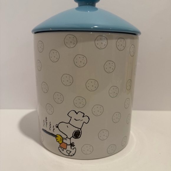 Zak! Peanuts Snoopy Woodstock Large Ceramic Cookie Break Cookie Jar READ - Picture 2 of 8